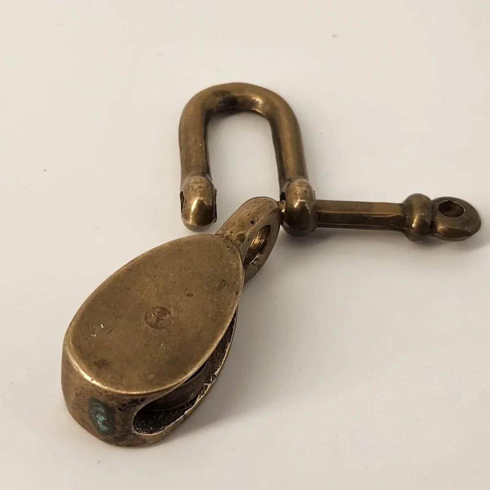 Vintage Block and Tackle - Miniature (Used as Key Chain)